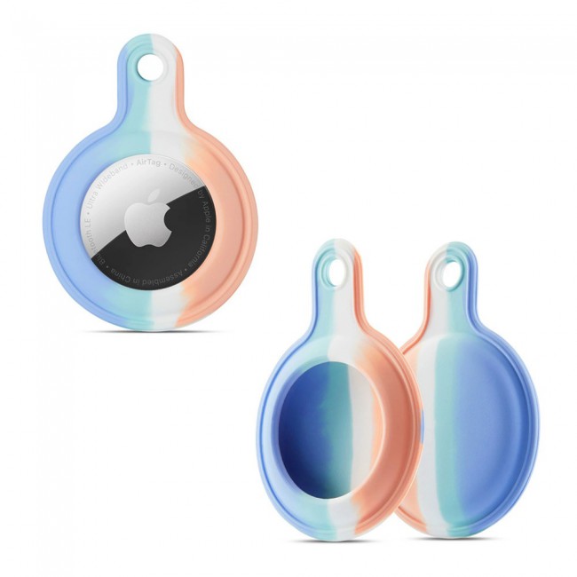 Margoun AirTag Silicone Key Ring for Apple AirTag - Multi06