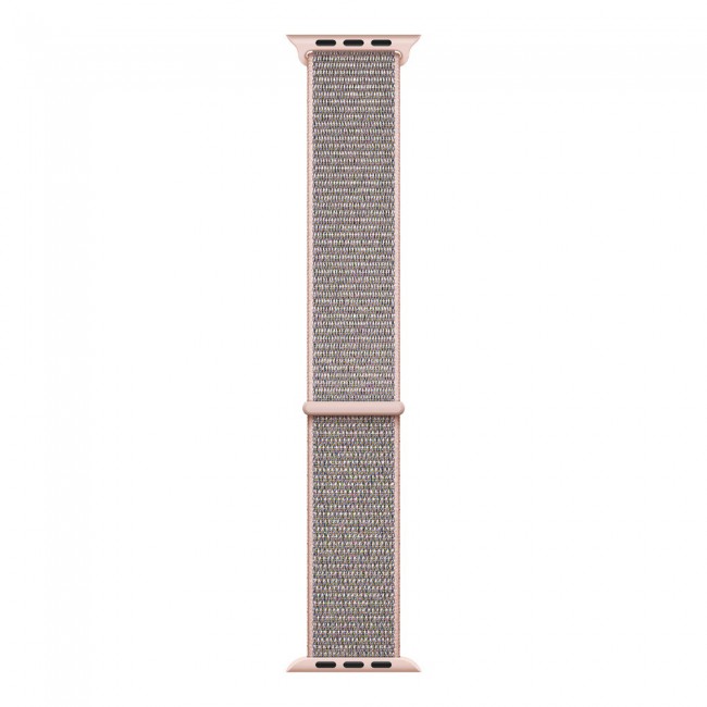 Apple Watch Band 42-44-45mm Nylon Sport Loop Strap Henlein Series by Margoun - Pink Sand