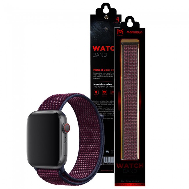 Apple Watch 42 44 45mm Nylon Sport Loop Band Henlein Series by