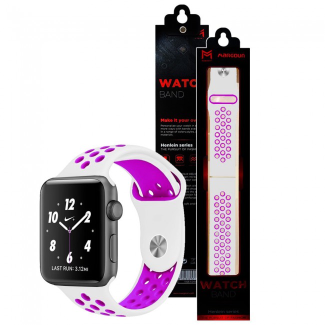 Nike apple watch band purple online