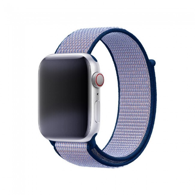 Apple Watch Band  38-40-41mm Nylon Sport Loop Strap Henlein Series by Margoun - Purple Blue