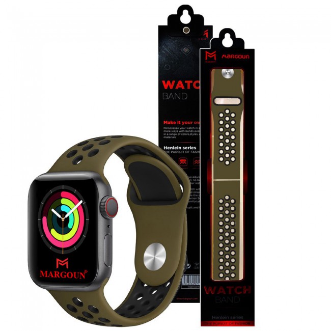 Nike apple watch band olive green online