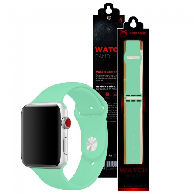 Apple Watch Band 38 40 41mm Strap Soft Silicone Sport Band Henlein