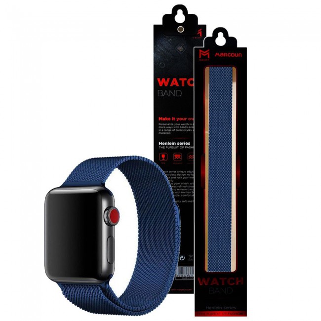 Apple Watch 38 40 41mm Milanese Loop Band Henlein Series Porcelein Blue GSMprice
