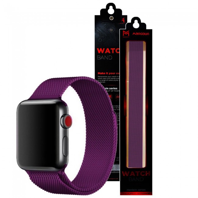 Plum colored apple watch band online