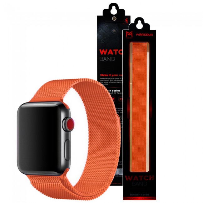 Apple Watch Band 42 44 45 mm Milanese Loop Strap Henlein Series by