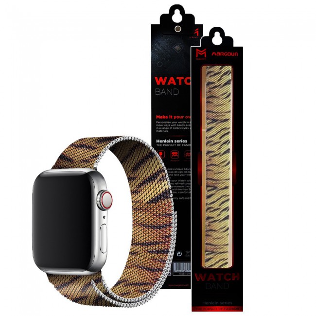 Tiger print on sale apple watch band