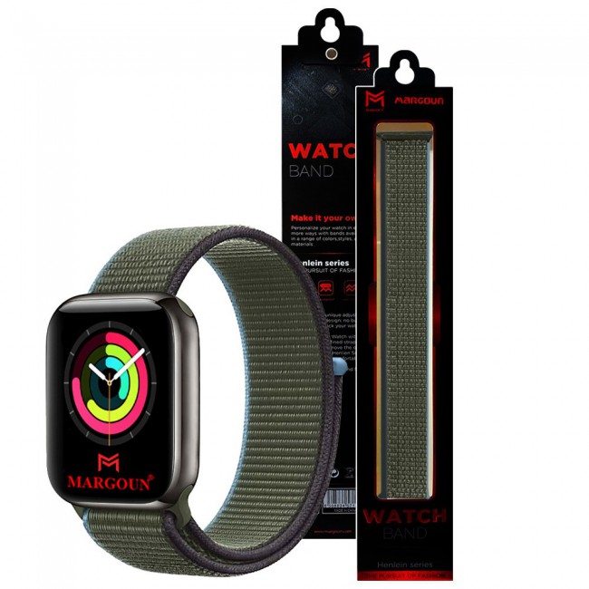 Apple Watch 42 44 45mm Nylon Sport Loop Band Henlein Series by