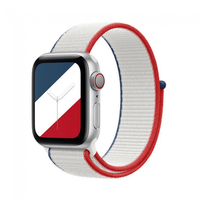 Red and 2025 blue apple watch