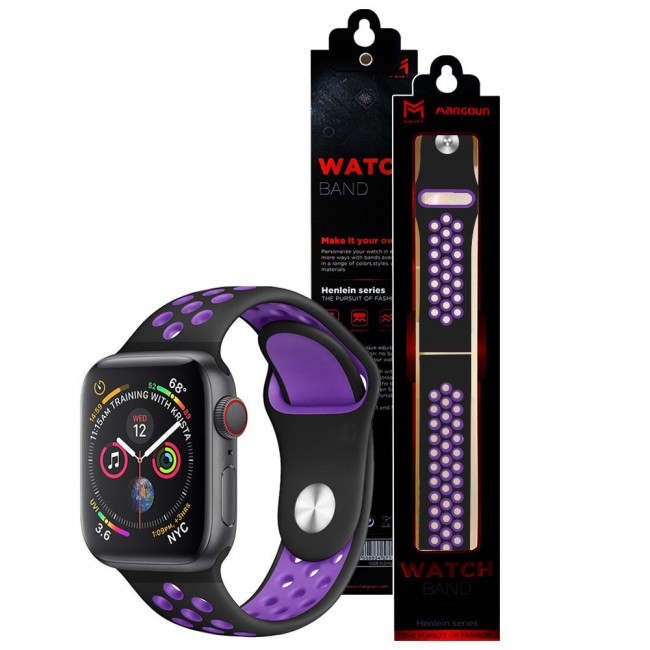 Nike apple top watch band purple