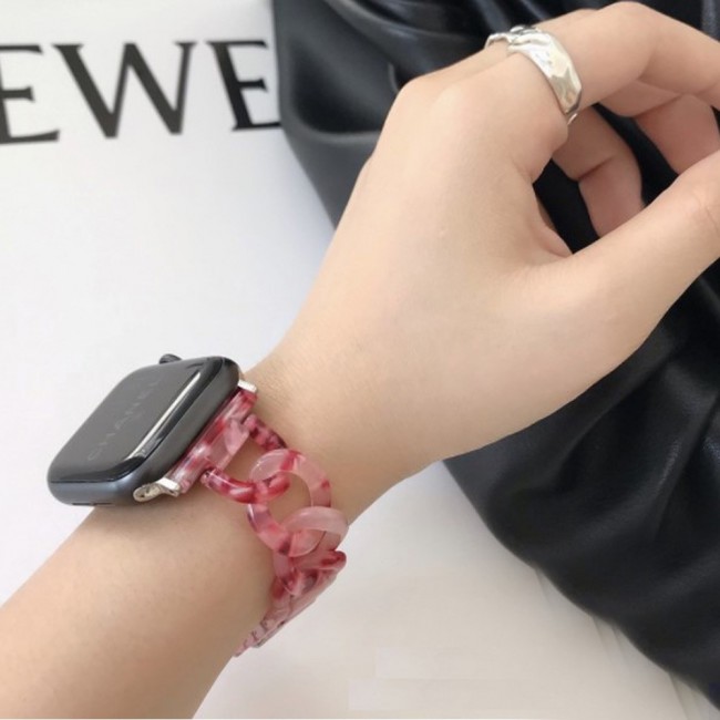 Resin Watchband Apple Watch, Apple Watch Resin Chain Strap