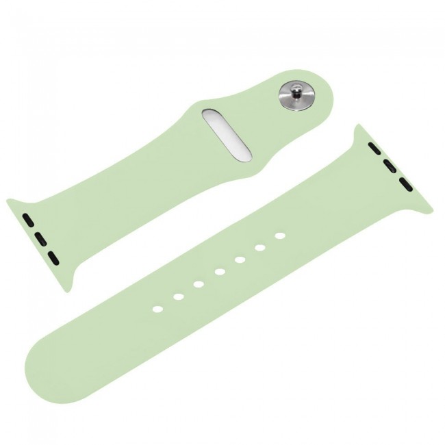 Apple Watch Band 38-40-41mm Soft Silicone Sport Strap Henlein Series by Margoun - Mint Green