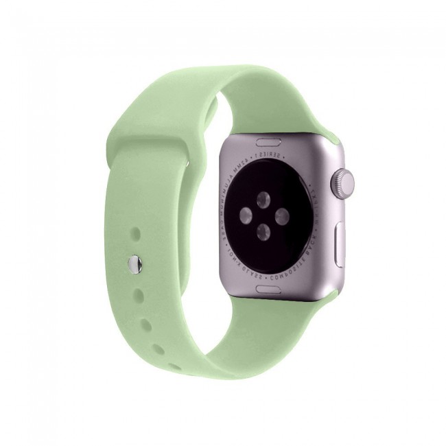 Apple Watch Band 38-40-41mm Soft Silicone Sport Strap Henlein Series by Margoun - Mint Green