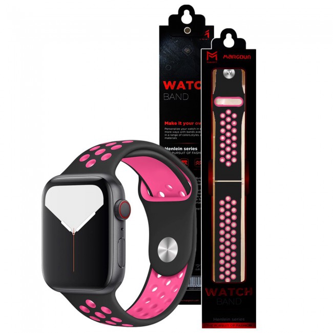 42 44mm Silicone Band for Apple Watch Henlein Series by Margoun