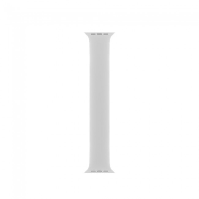 Apple Watch 42-44-45mm Size M Elastic Silicone Solo Loop Band Henlein Series by Margoun - White