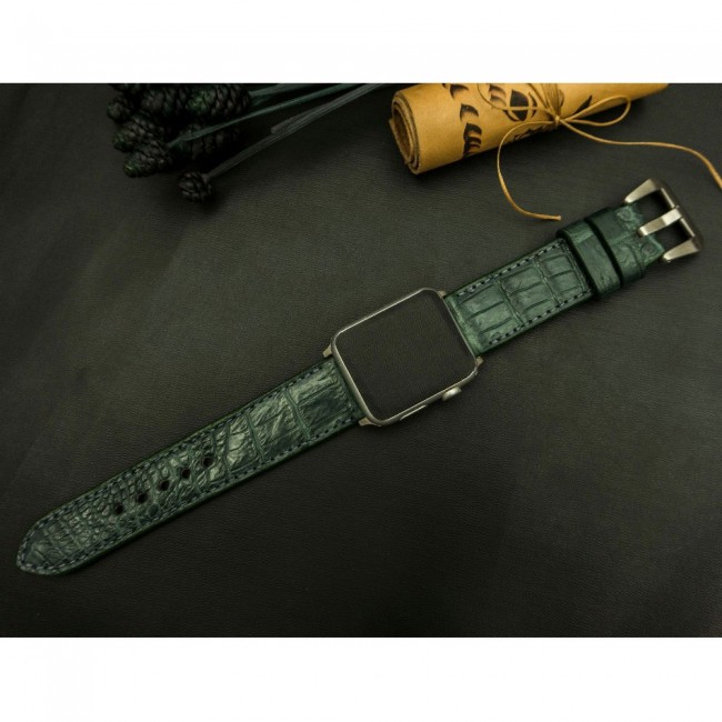 Crocodile apple watch band clearance