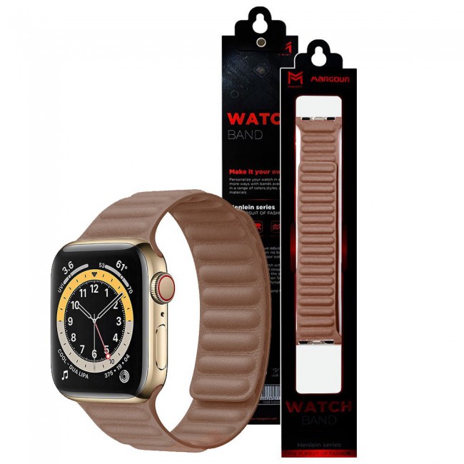 Apple watch 2025 6 leather link