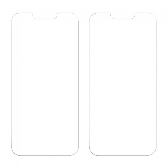 Apple iPhone 13 Mini Tempered Screen Protector Super Shieldz by Margoun - 2-Pack Clear