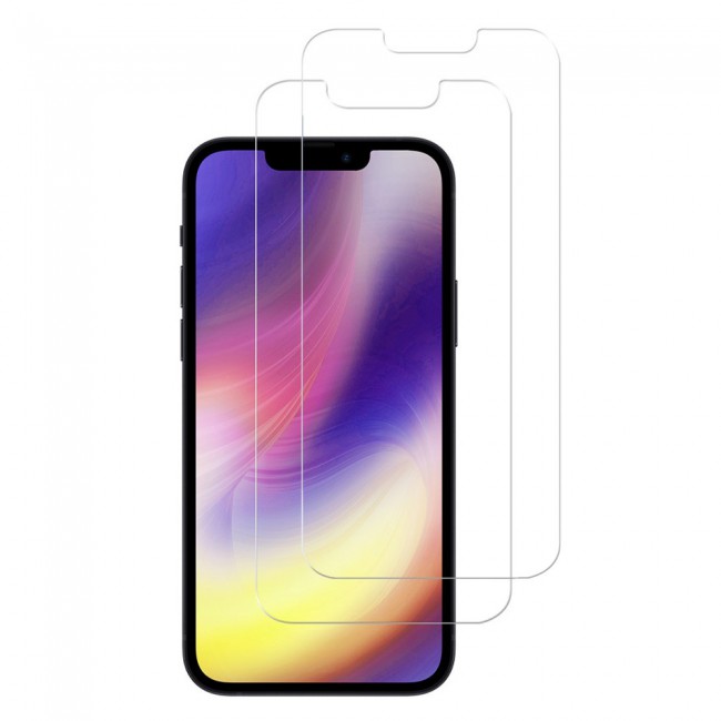 Apple iPhone 13 Mini Tempered Screen Protector Max Shieldz by Margoun 2-Pack - Clear