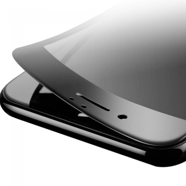 Apple iPhone 7 Plus and 8 Plus 3D Privacy Screen Protector 2Pack Super Shieldz by Margoun - Black Edge