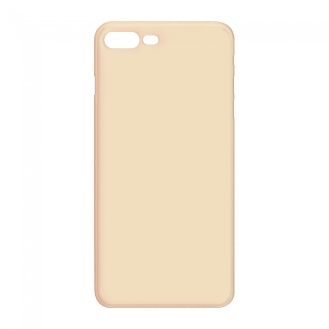 Apple iPhone 7 Plus and 8 Plus Transparent Case Cover TPU - Melon