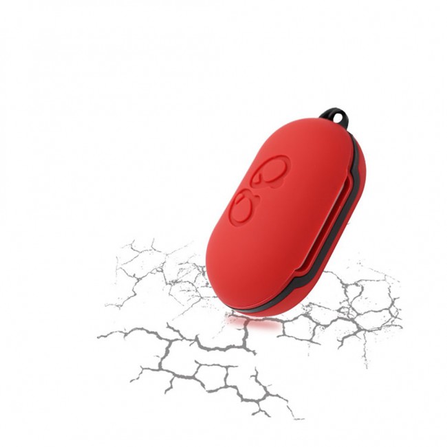 Silicone Protective Carrying Case for Samsung Galaxy Buds – Red