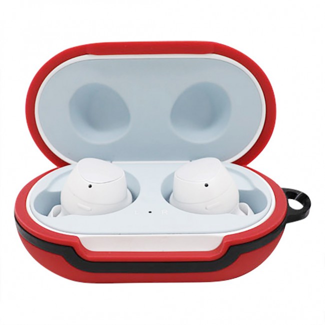 Silicone Protective Carrying Case for Samsung Galaxy Buds – Red