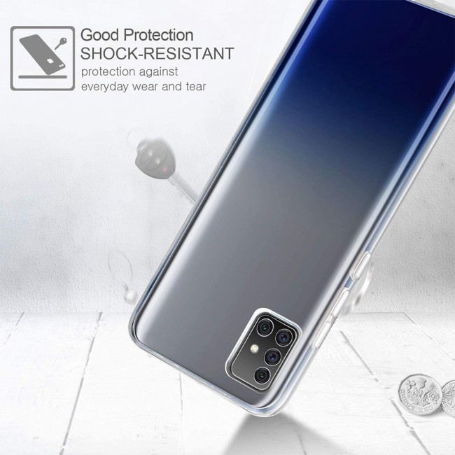 Clear Case Cover TPU for Samsung Galaxy M31s Proguard Case by Margoun