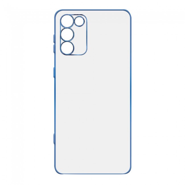 Margoun Clear Case Cover TPU for Samsung Galaxy S22 Plus - Blue Edge 