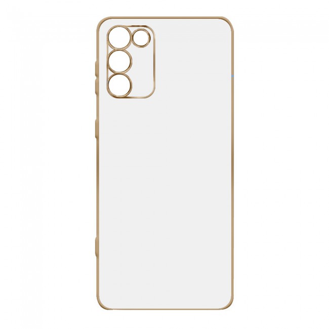 Margoun Clear Case Cover TPU for Samsung Galaxy S22 Plus - Golden Edge