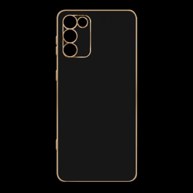 Margoun Clear Case Cover TPU for Samsung Galaxy S22 Plus - Golden Edge