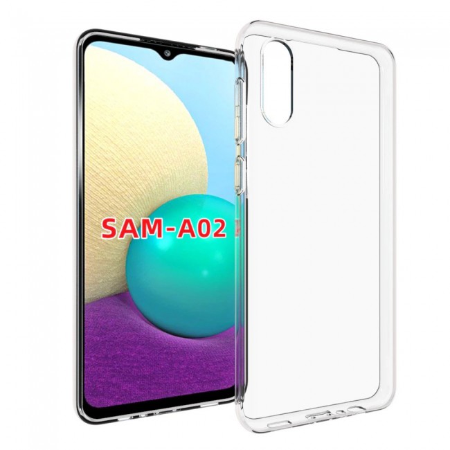 Clear Case Cover TPU for Samsung Galaxy A02 Proguard Case by Margoun