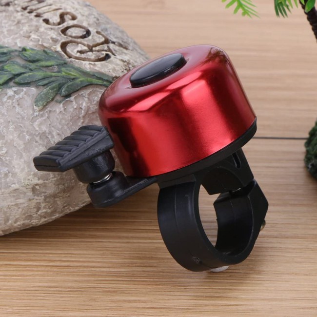 Margoun Cycle Bell Metal Handlebar Horn for Bicycle - Red