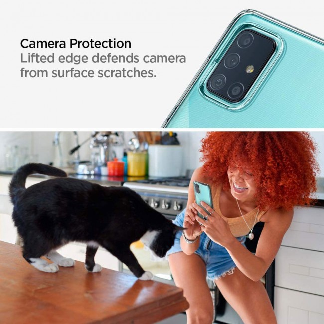 Samsung Galaxy A71 Clear TPU Cover Proguard Case by Margoun