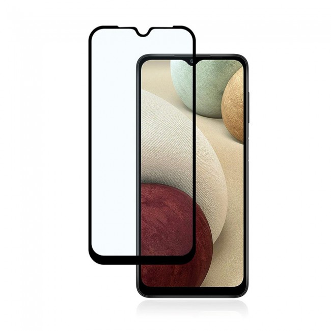 Samsung Galaxy M02 Tempered Glass 3D Grand Shieldz Screen Protector by Margoun - Black Frame