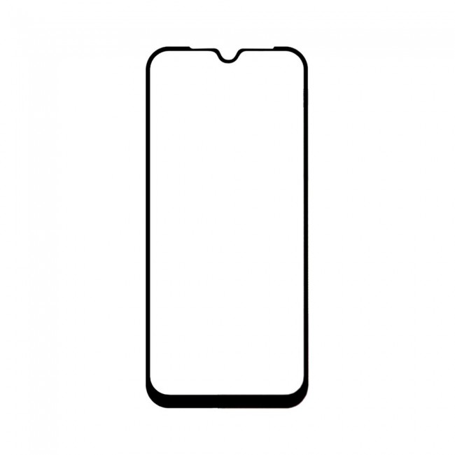 Samsung Galaxy M02 Tempered Glass 3D Grand Shieldz Screen Protector by Margoun - Black Frame