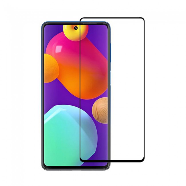 Samsung Galaxy M62 Tempered Glass 3D Grand Shieldz Margoun - Black Frame