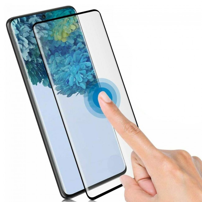 Samsung Galaxy S21 Plus 5G 2-Pack 3D Screen Protector Super Shieldz by Margoun - Black Edge