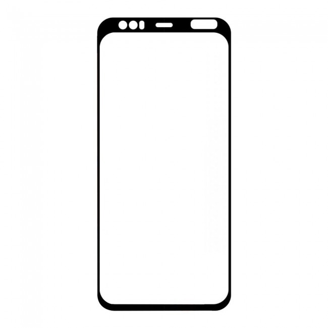 Google Pixel 4 XL Tempered 3D Screen Protector Grand Shieldz Margoun - Black Frame