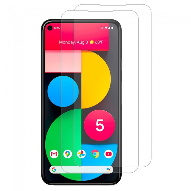 Google Pixel 5 Tempered Screen Protector Max Shieldz by Margoun - Clear