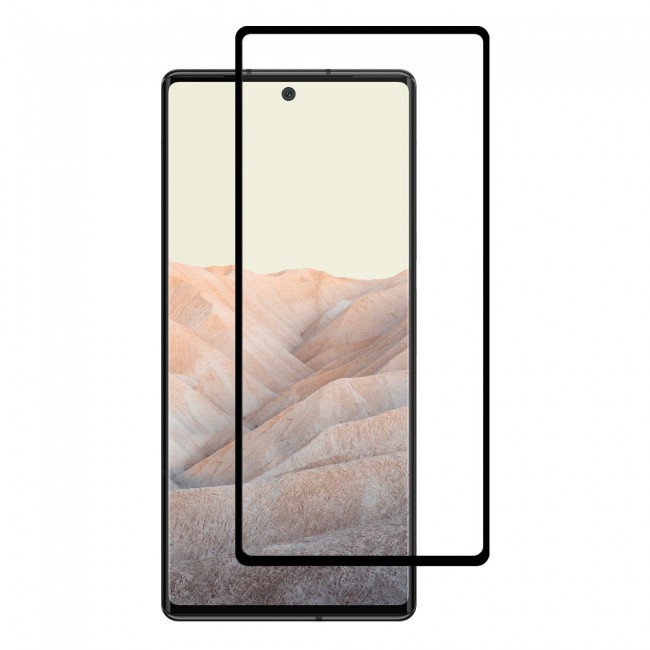Google Pixel 6 Tempered 3D Screen Protector Grand Shieldz Margoun - Black Frame