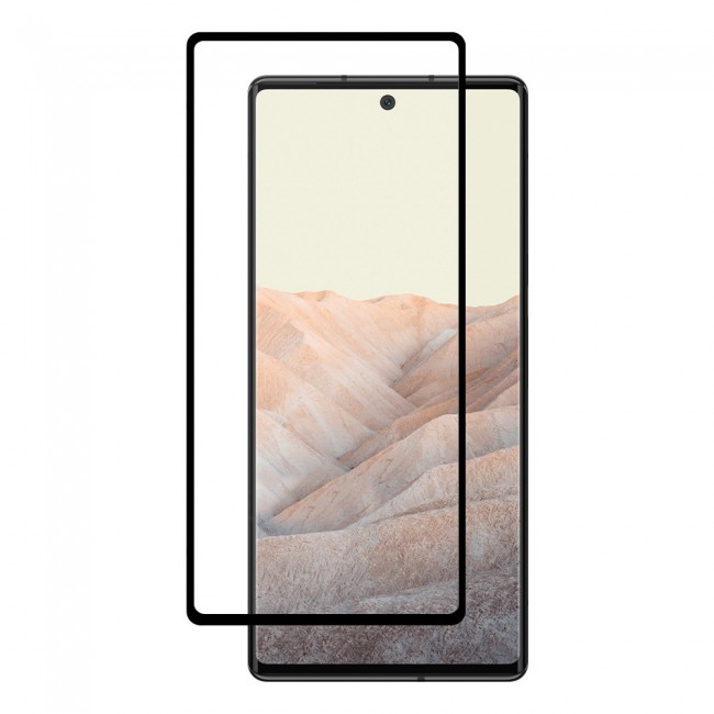 Google Pixel 6 Tempered 3D Screen Protector Ultimate Margoun - Black Frame