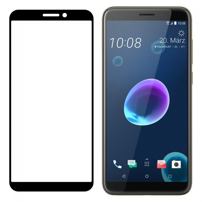 HTC Desire 12 PLUS Tempered Glass 3D Ultimate Margoun - Black Frame