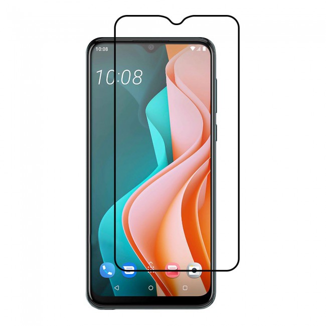 HTC Desire 19s Tempered Glass 3D Ultimate Margoun - Black Frame