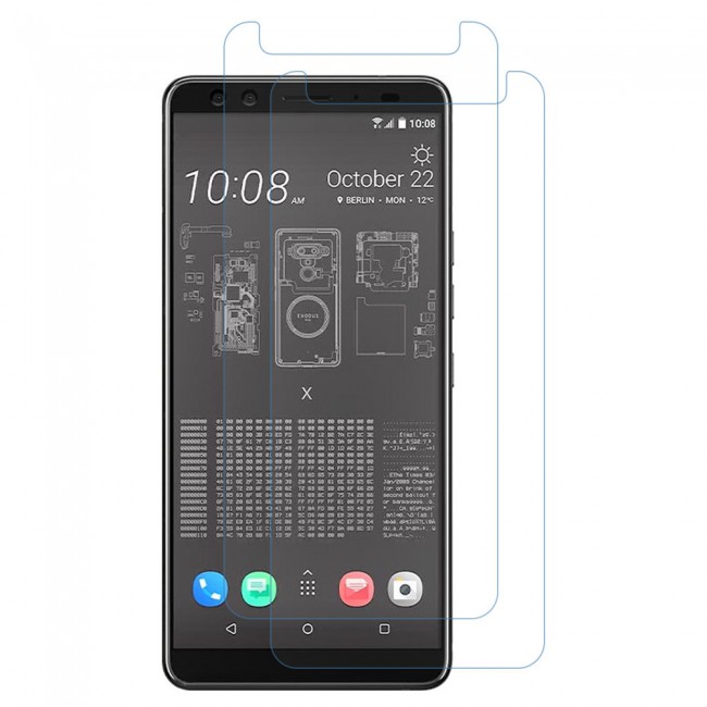 HTC Exodus 1 Tempered Glass 2 Pack Max Shieldz Margoun - Clear