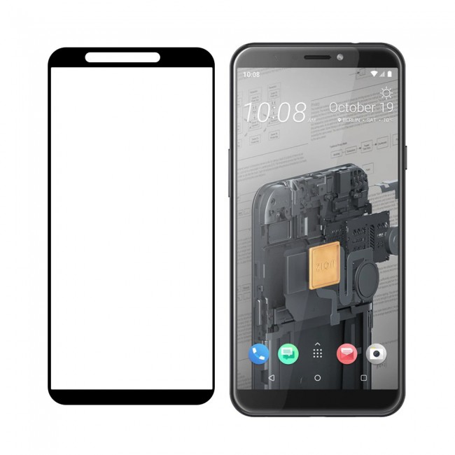 HTC Exodus 1s Tempered Glass 3D Grand Shieldz Margoun - Black Frame