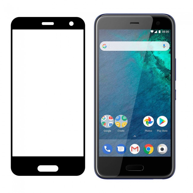 HTC U11 Life Tempered Glass 3D Grand Shieldz Margoun - Black Frame