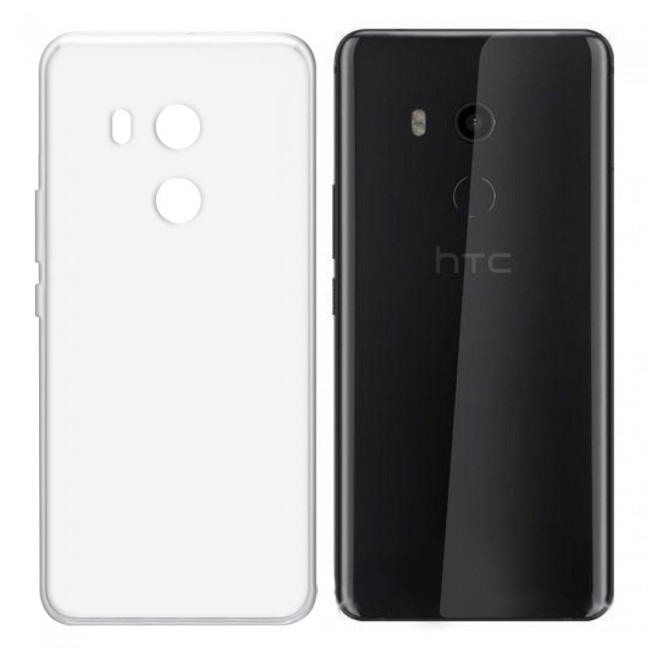 HTC U11 Plus Cover TPU Super Shieldz Margoun - Clear