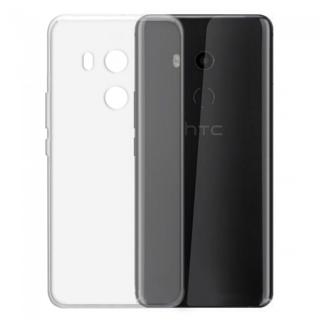 HTC U11 Plus Cover TPU Super Shieldz Margoun - Clear