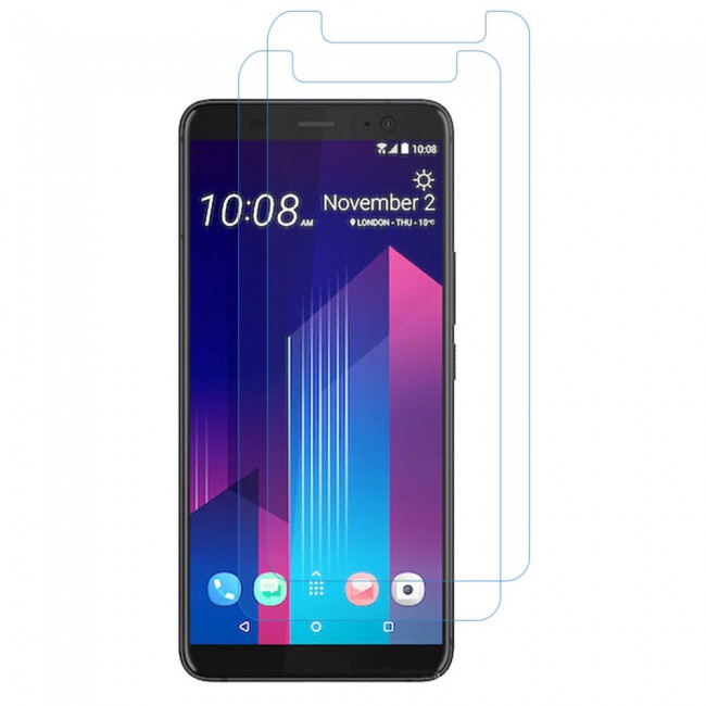 HTC U11 Plus Tempered Glass 2 Pack Max Shieldz Margoun - Clear